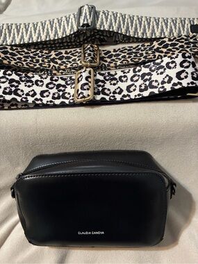 JUST REDUCED!  Leatherette Crossbody Bag with Interchangeable Straps